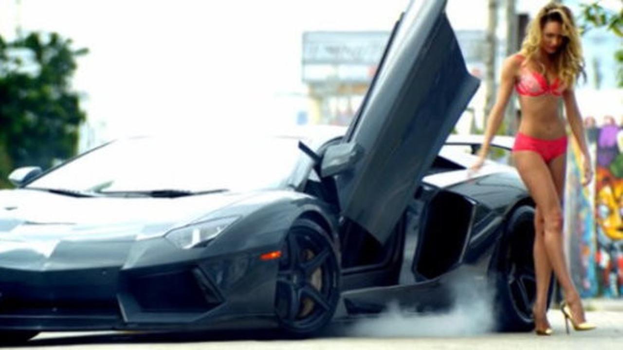 Victoria Secret with DMC Lambo Aventador