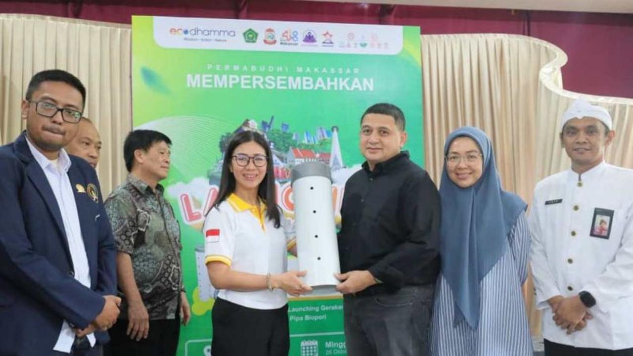 Wali Kota Makassar Luncurkan Program BioBerkah 1.000 Pipa Biopori: Langkah Strategis Menuju Nol Sampah 2027