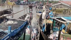 Dihantam Angin Kencang dan Kelangkaan Solar, Nelayan di Serdang Bedagai Menjerit