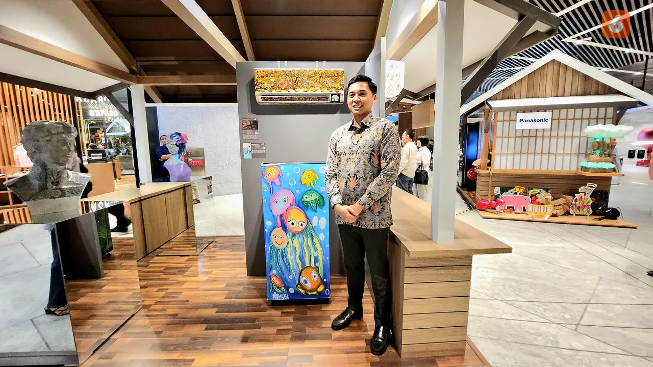 Penyandang Disabilitas Sulap Lemari Es Jadi Lebih Nyeni di Pameran Art with Heart