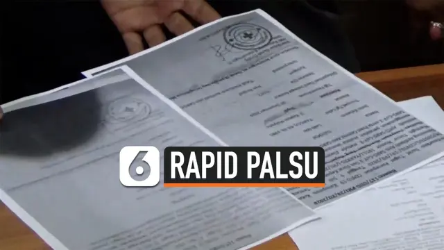 VIDEO: PMI Temukan Surat Hasil Tes Rapid Covid-19 Palsu