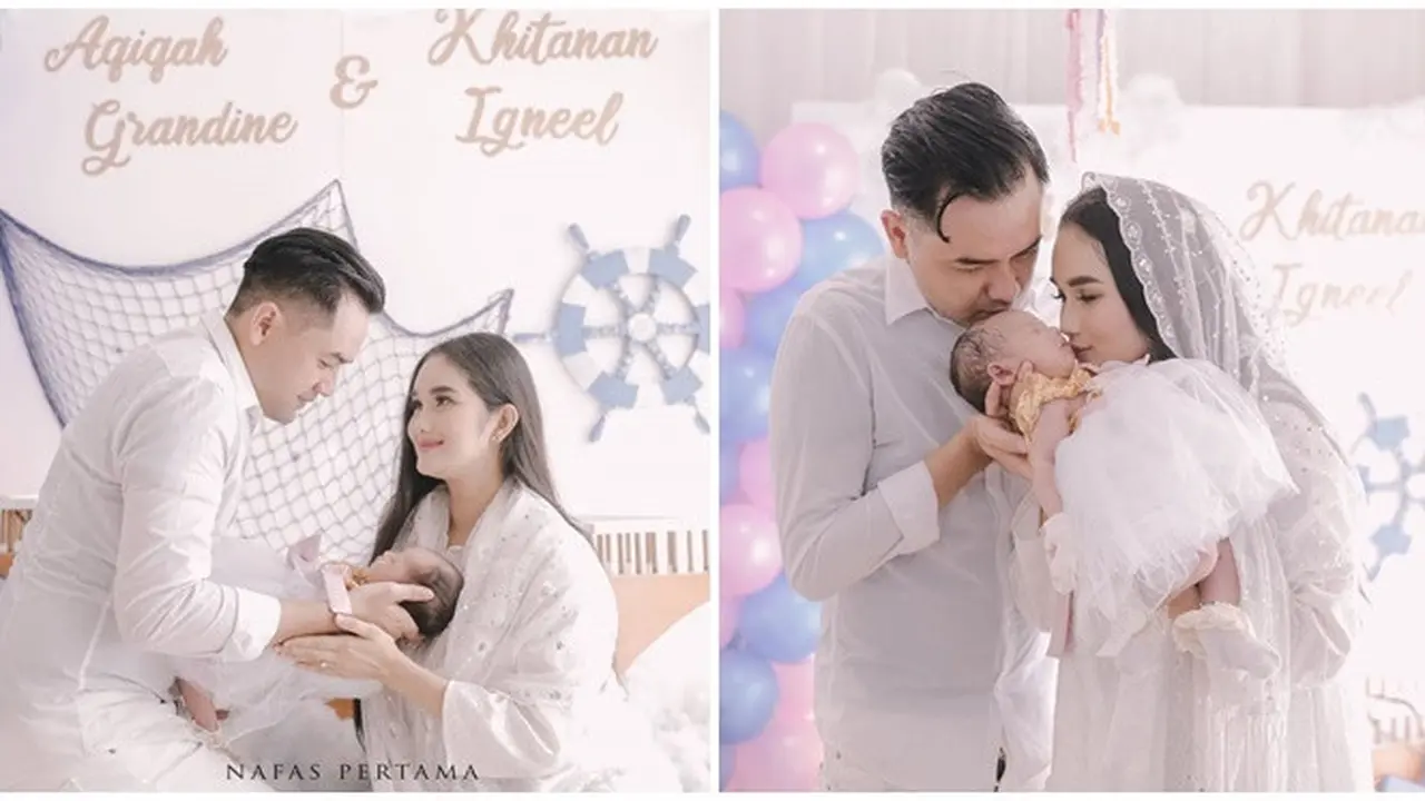 Momen Aqiqah Anak Kedua Faby Marcelia dan Revand Narya