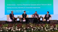 Indonesia - Korea Financial Forum ke-2 yang diinisiasi oleh Otoritas Jasa Keuangan (OJK) bersama Council on International Financial Cooperation (CIFC) mencatat berbagai perkembangan positif dalam upaya memperkuat kolaborasi antara Korea Selatan dan Indonesia di bidang keuangan.