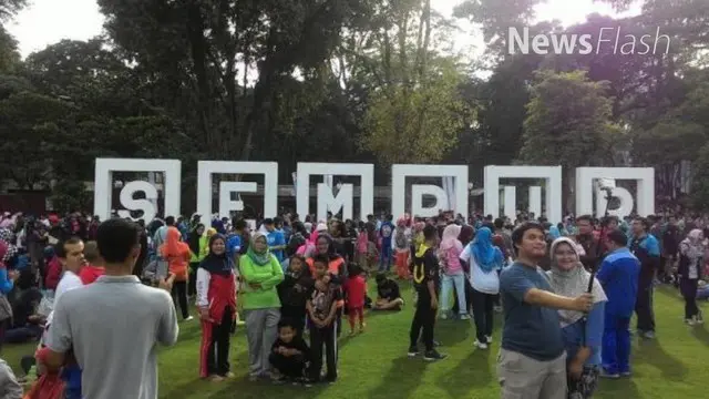 Pemerintah Kota (Pemkot) Bogor gencar membangun taman sejak dua tahun terakhir, Sabtu (8/4/2017)