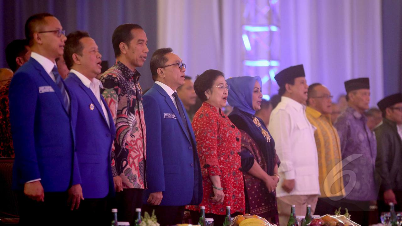 Jokowi, Megawati dan Prabowo Hadiri Rakernas PAN