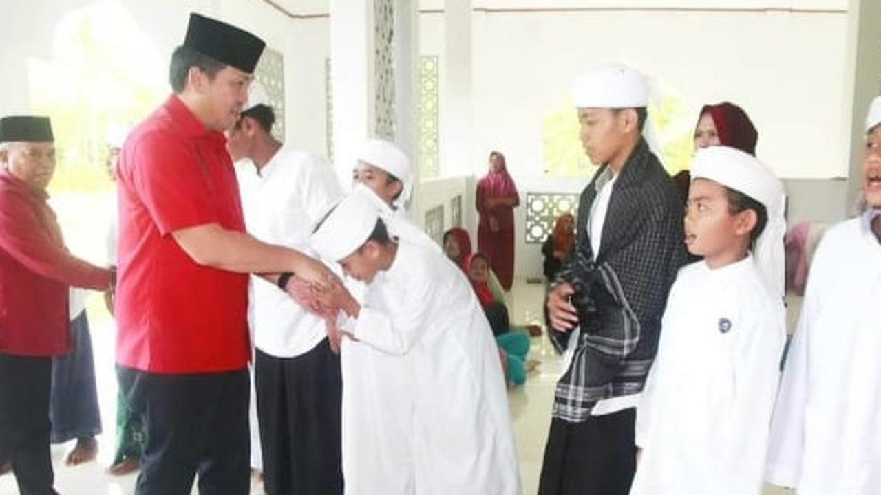 Serap Aspirasi di Ponpes Al-Mukhlisin, Steven Kandouw Janji Tingkatkan Fasilitas Umat di Bolmut