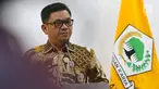 Ketua DPP Partai Golkar Ace Hasan Syadzily memberi keterangan pers terkait pemberhentian dan pengisian jabatan di Jakarta, Selasa (19/3). Erwin Aksa diberhentikan dari Ketua Bidang Koperasi dan UKM DPP Partai Golkar. (Liputan6.com/Johan Tallo)