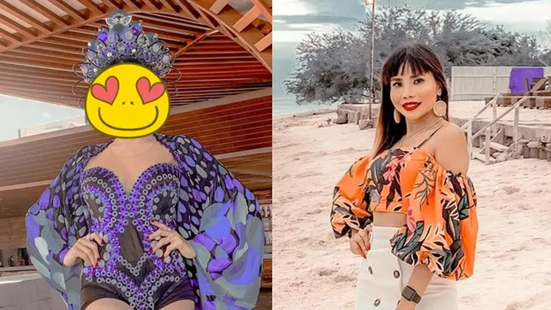 6 Potret Eva Belisima, Istri Kiwil saat Pakai Makeup Tebal Ini Jadi Sorotan