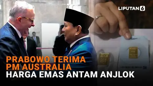 Prabowo Terima PM Australia, Harga Emas Antam Anjlok