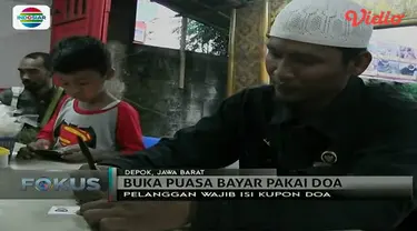 Beli soto dari pedagang ini boleh bayar dengan doa, lho!