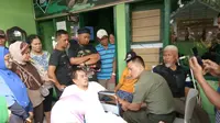 Mat Solar bertemu Komandan Koramil 2101/Sukaraja, Kabupaten Bogor, Kapten (Inf) Tatang Taryono. (Foto: Dok. Pribadi)