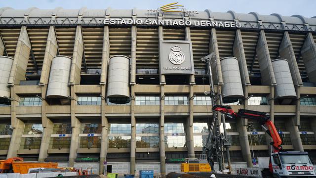 Markas Real Madrid, Santiago Bernabeu tengah direnovasi