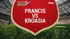 Prancis berhasil menjadi juara Piala Dunia 2018 setelah mengalahkan Kroasia dengan skor 4-2.