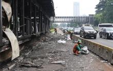 Tahukah Anda Berapa Petugas Kebersihan Jakarta Dikerahkan? 1.150 Personel Bersihkan Ibu Kota Usai Demo