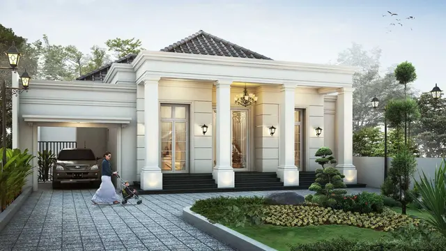 Rumah Modern Klasik 1 Lantai