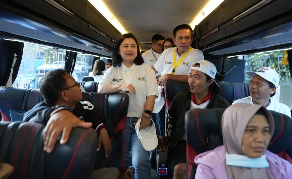 BRI Berangkatkan 12.352 Pemudik dengan 238 Bus