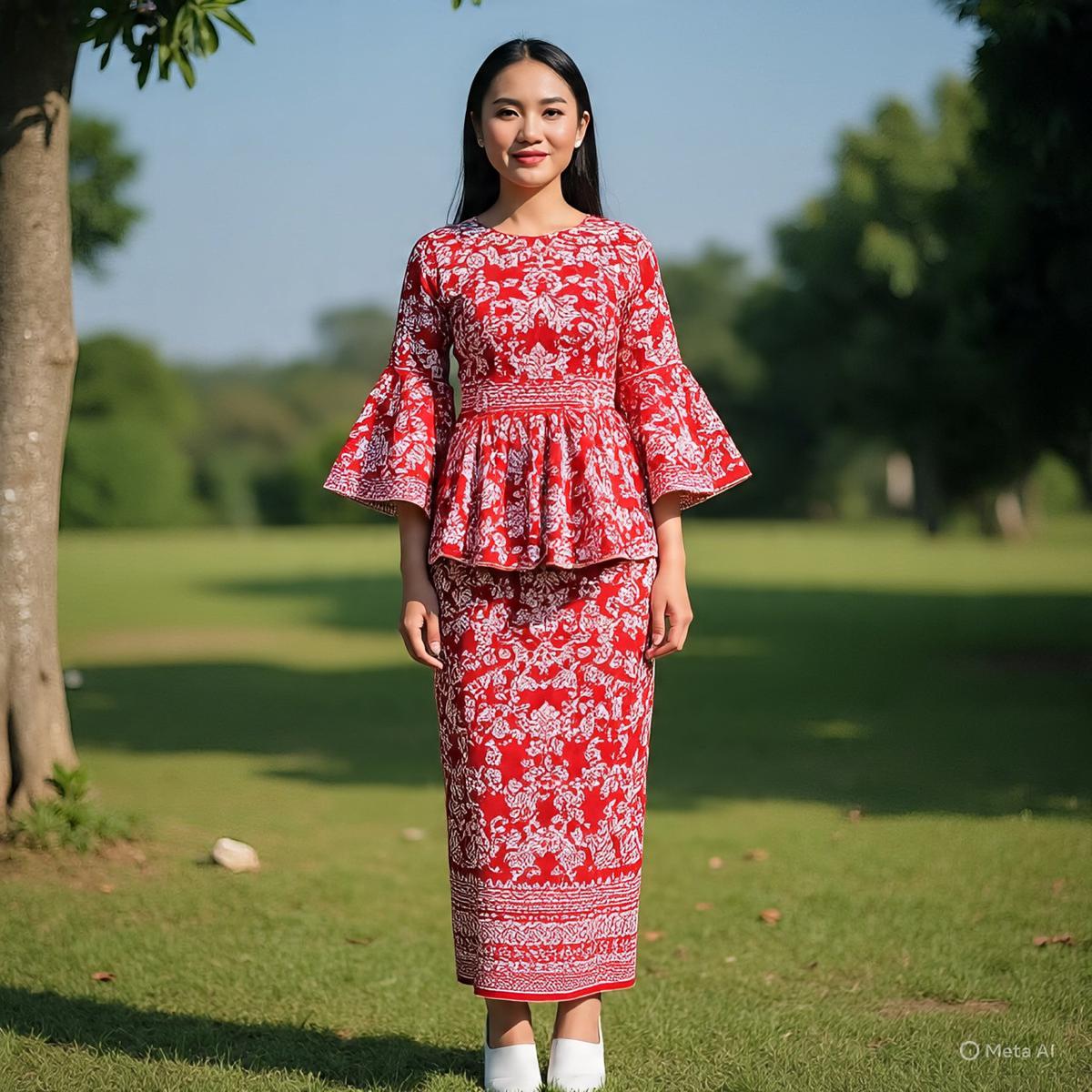 Ilustrasi Dress Batik
