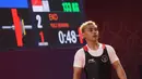 <p>Atlet angkat besi Indonesia, Eko Yuli Irawan berkompetisi pada nomor angkat besi putra 61 kg SEA Games 2023 di Taekwondo Hall Olympic Complex, Phnom Penh, Kamboja, Sabtu (13/05/2023). (Bola.com/Abdul Aziz)</p>