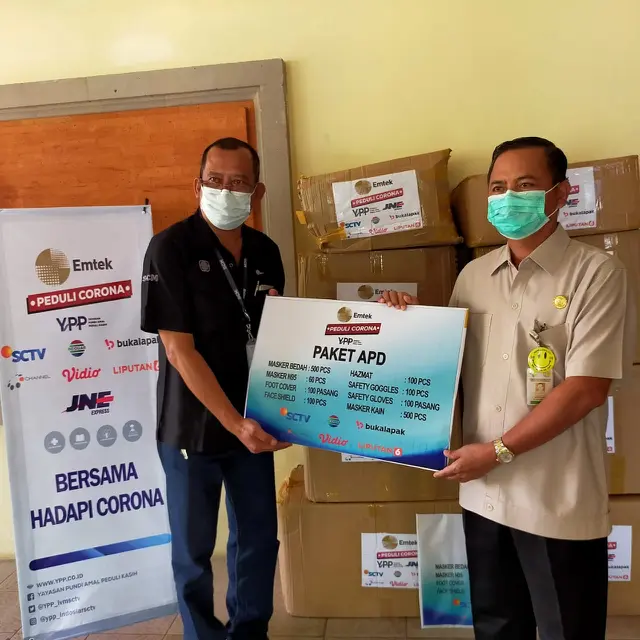 Emtek Peduli Corona Serahkan APD dan Bantuan untuk 3 Fasilitas Kesehatan di Bali