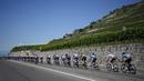 Pada edisi kali ini para pebalap akan menempuh jarak lebih dari 3000 km selama 21 hari. (AP/Thibault Camus)