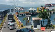 Antrean kendaraan yang hendak menyebrang ke Pelabuhan Gilimanuk Bali pada libur panjang kenaikan Isa Almasih (Istimewa)