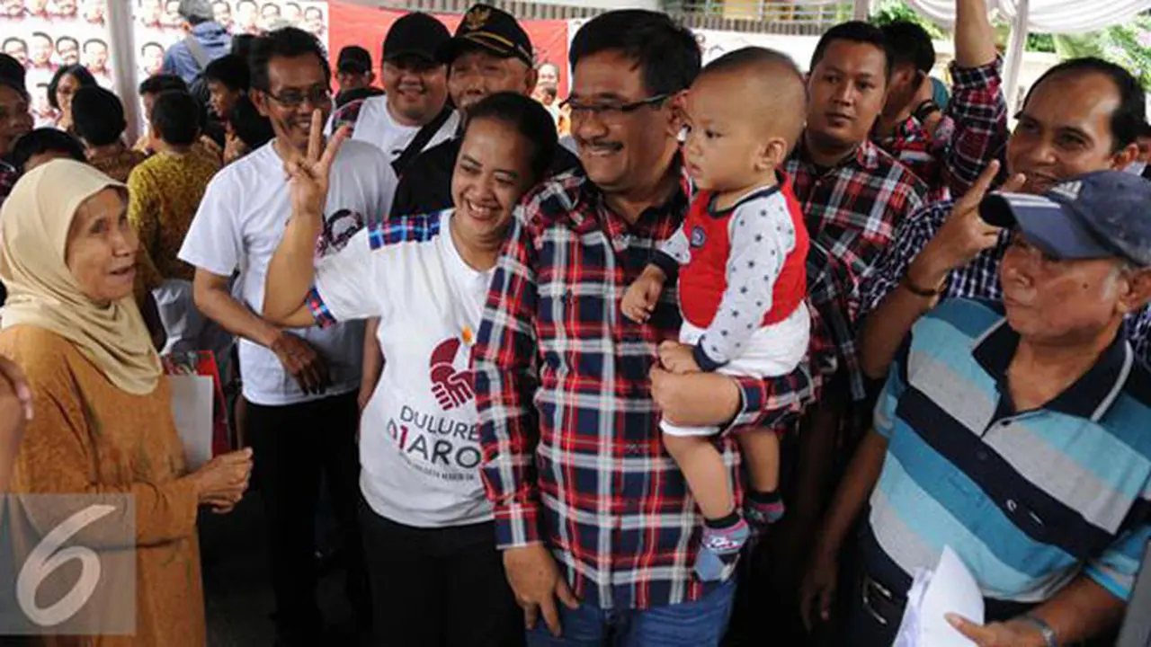 Cawagub Djarot Temui Warga Pademangan-Tebe 