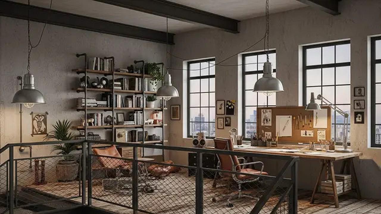 10 Inspirasi Desain Rumah Mezzanine Modern dengan Workspace Cozy di Atas