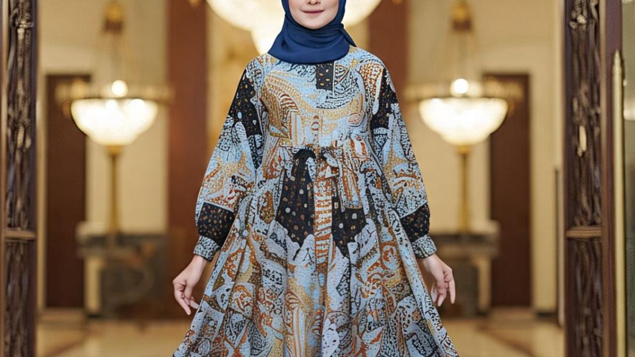 Tips Memilih Hijab dan Sandal untuk Lengkapi Model Gamis Batik di Acara Resmi, Inspirasi OOTD Terbaik