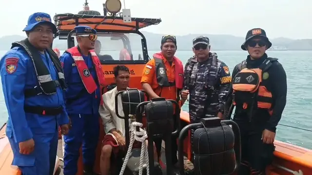 Setelah dua hari pencarian, Dedi Rustana Siregar (38), pria yang dilaporkan melompat ke laut ditemukan selamat di Pulau Kandang Besar