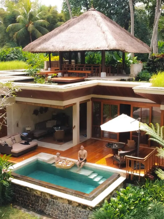 Suasana villa tempat berlibur BCL dan Tiko (Instagram/@itsmebcl)