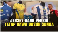 Inilah tampilan Jersey Persib Bandung musim 2025/2026 pada acara launching jersey di Stadion GBLA, Bandung, Sabtu (2/8/2026). Desain untuk musim ini, Maung Bandung tetap membawa unsur Sunda ke dalamnya.