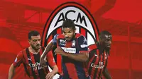 AC Milan - Alessandro Florenzi, Junior Messias, Tiemoue Bakayoko (Bola.com/Adreanus Titus)