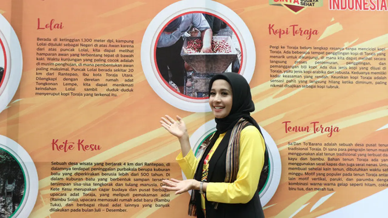 Laudya Cynthia Bella Mencari Partner Buat Explore Budaya Lolai, Toraja Utara