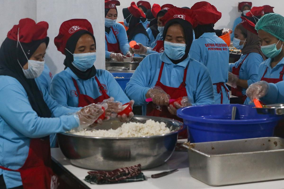 Dapur Makan Bergizi Gratis di Depok