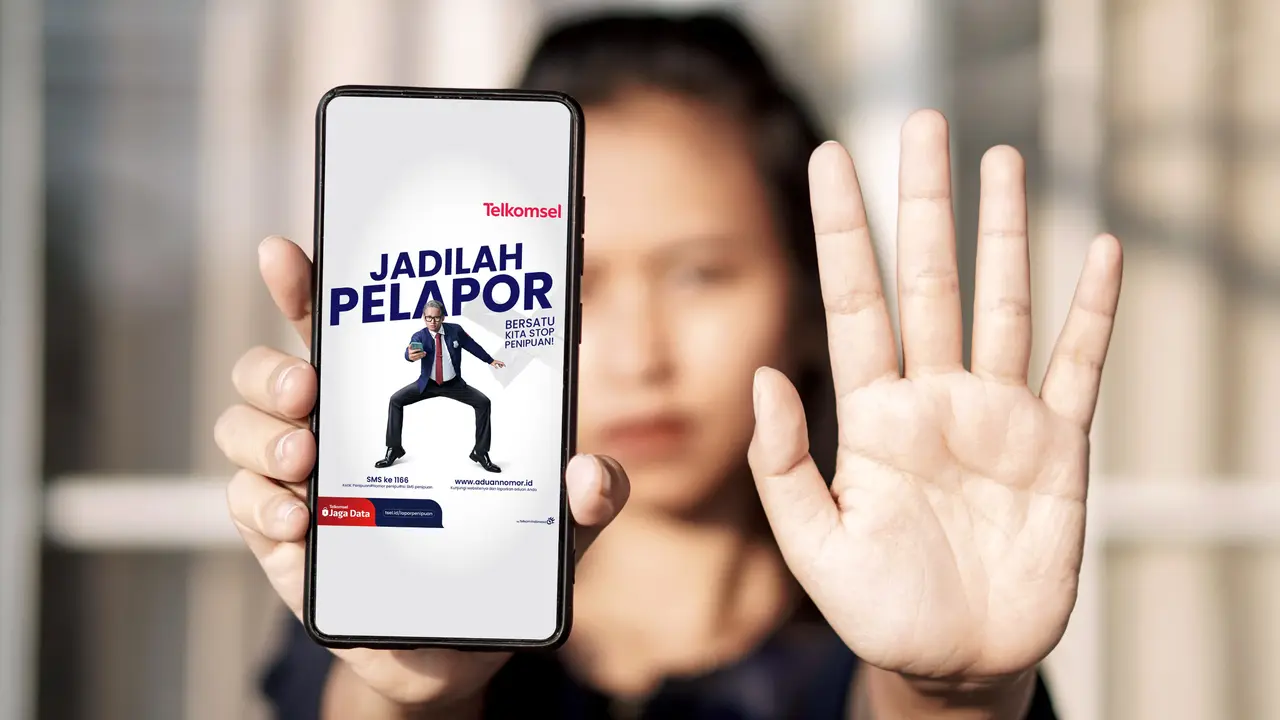 Telkomsel menghadirkan inisiatif Jaga Data, mengajak masyarakat untuk melaporkan penipuan online yang pernah dialaminya.