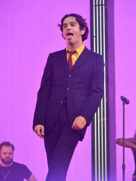 <p>Hingga kini belum ada keterangan resmi dari Taylor Swift dan Matty Healy mengenai kabar yang beredar. (Dia Dipasupil/Getty Images/AFP)</p>