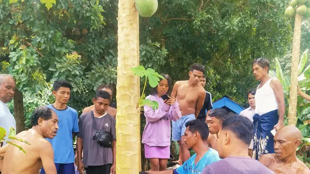 Korban saat ditemukan meninggal dunia
