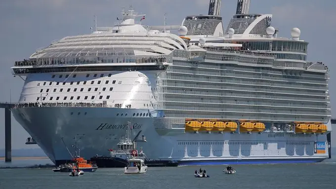 Harmony of the Seas, 'Monster' yang Tingginya Lebih dari Eiffel