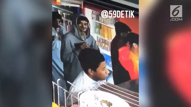 VIDEO: Terciduk Nyolong, Pencuri Minta Maaf ke Kamera CCTV