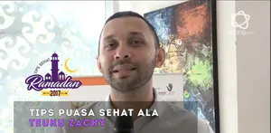 Seperti ini menu makanan sehat dari Teuku Zacky untuk bulan Ramadan 1438 H.