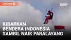 Sambut Kemerdekaan, Guru di Subang Kibarkan Bendera Indonesia di Udara