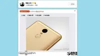 Xiaomi Redmi Note 2 Pro - Akun Weibo Lin Bin