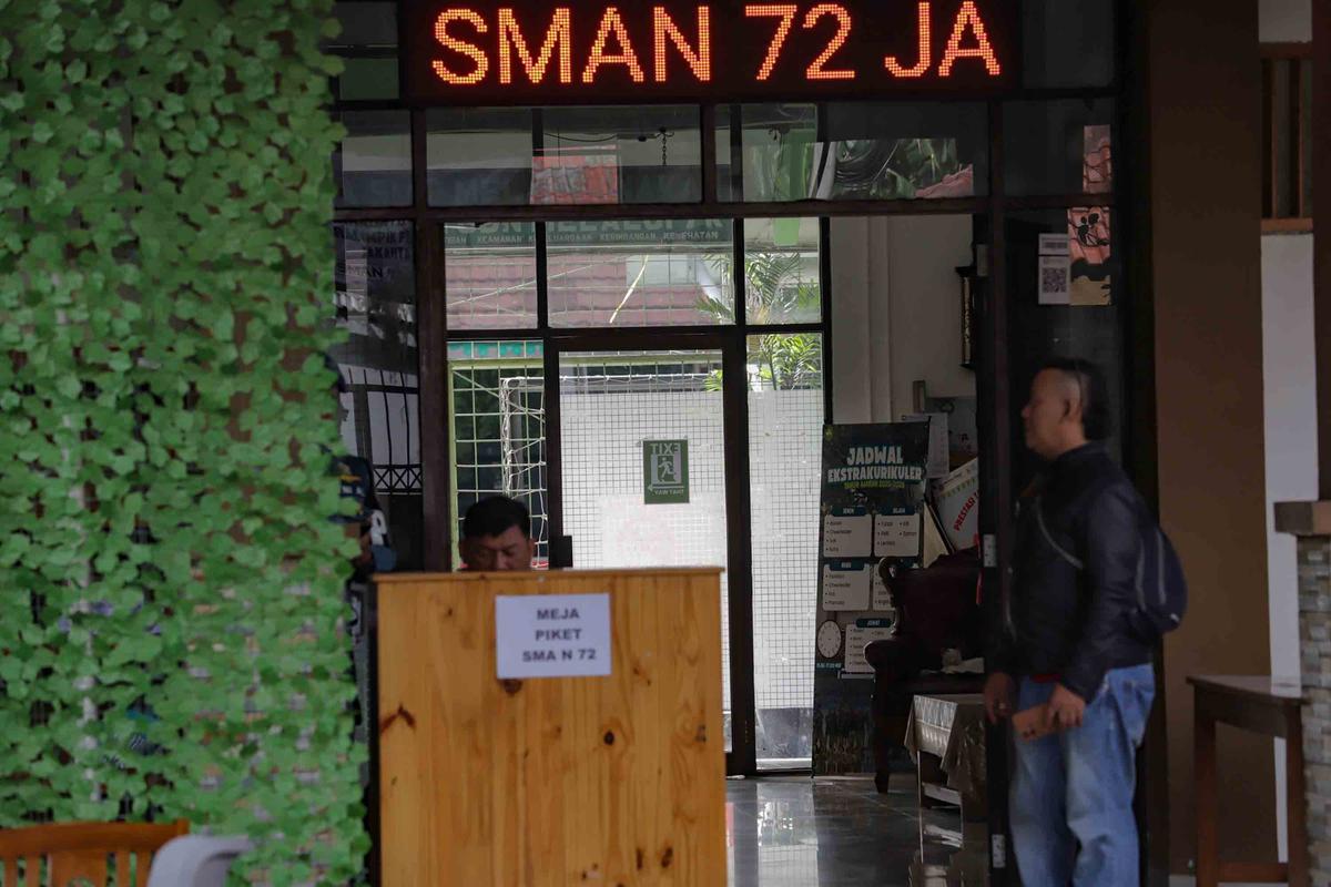 FOTO: Pascaledakan, SMAN 72 Jakarta Gelar Belajar Daring