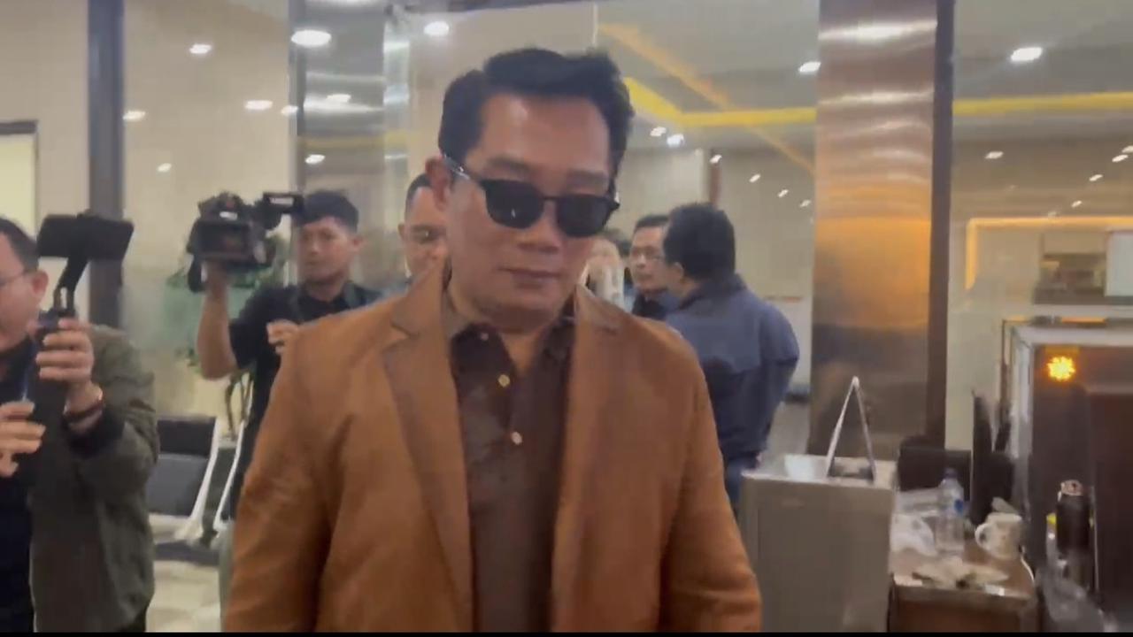 Ridwan Kamil Tiba di Bareskrim Polri untuk Jalani Tes DNA