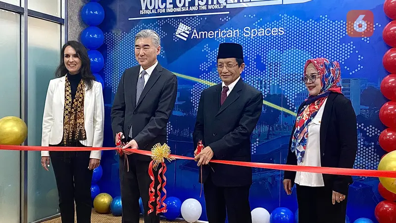 Peresmian American Space di Masjid Istiqlal Jakarta