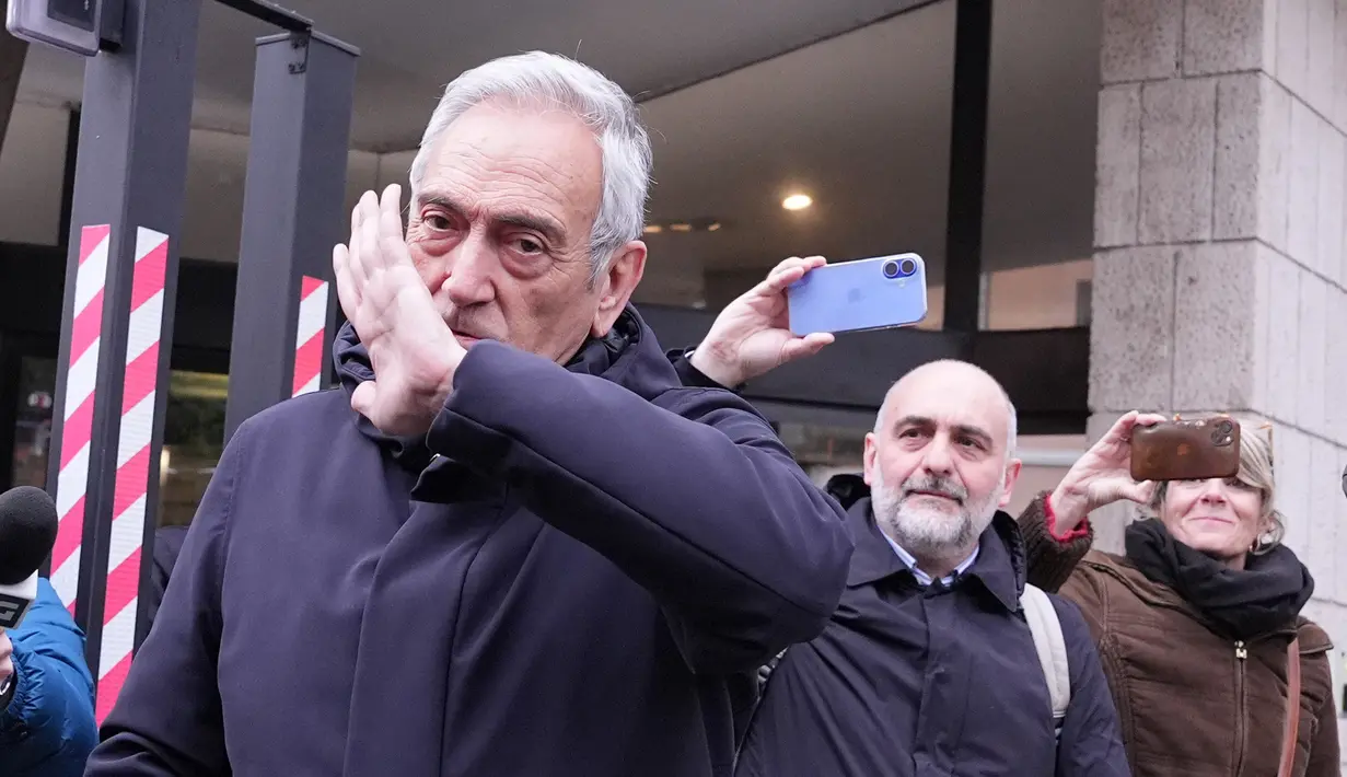 Ketua PSSI-nya Italia itu mengundurkan diri setelah tim nasional gagal lolos ke Piala Dunia untuk ketiga kalinya berturut-turut. (Alfredo Falcone/LaPresse via AP)