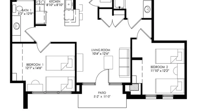 12 Desain Rumah Minimalis dengan 2 Kamar yang Paling Nyaman dan Cantik