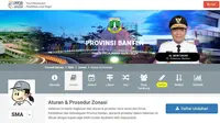 PPDB Banten 2023 SMA Jalur Zonasi hingga Prestasi Dibuka, Begini Cara Daftar dan Persyaratannya - Tangkapan layar PPDB Online