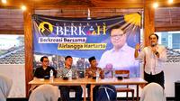 Komunitas ekonomi kreatif Jember menyatakan dukungannya terhadap pencapresan Airlangga Hartarto di pemilu 2024. (Istimewa)