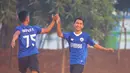 Pemain melakukan selebrasi saat laga Liga Ayo Jakarta 2019. (Liga Ayo)